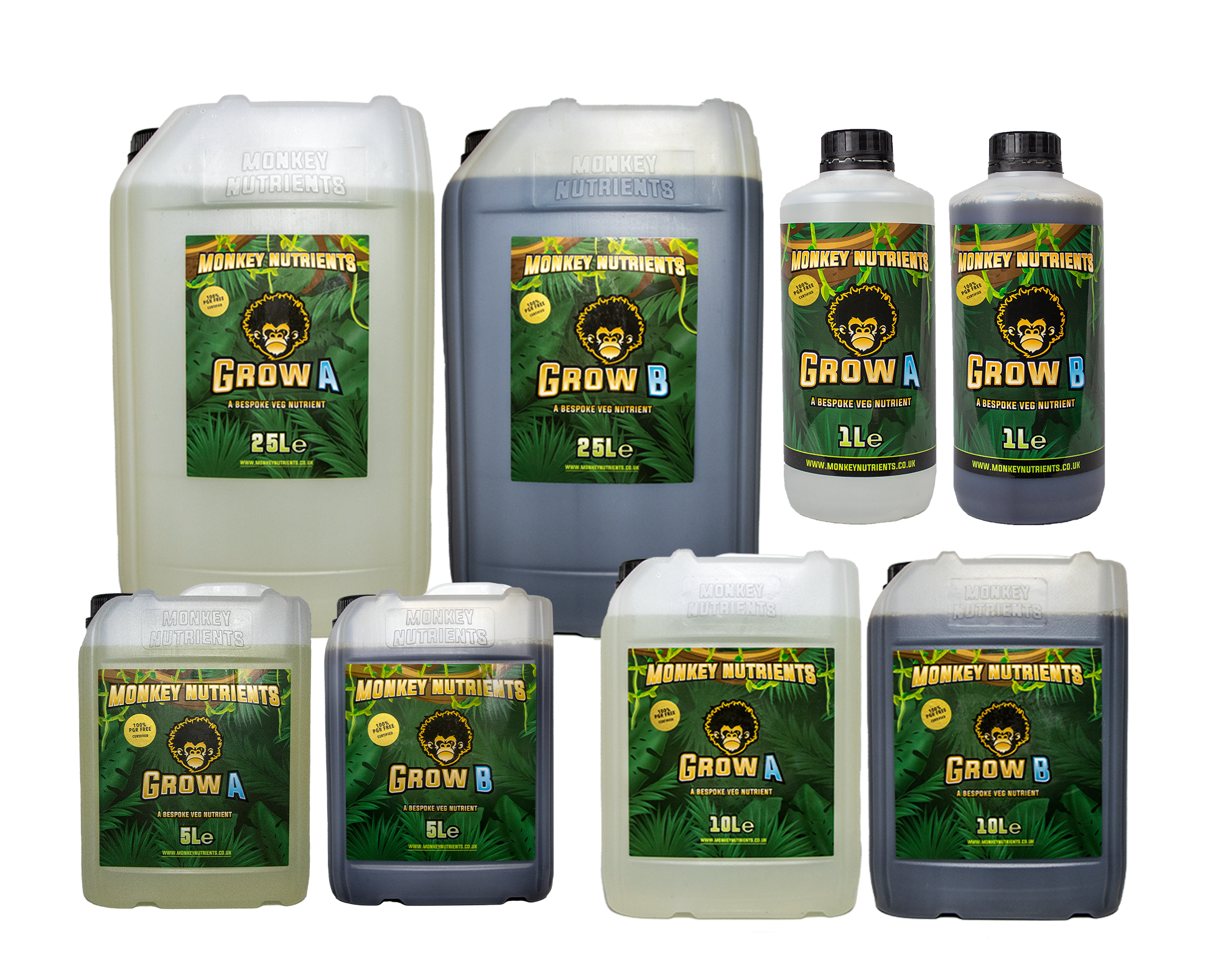Monkey Nutrients Grow A&B