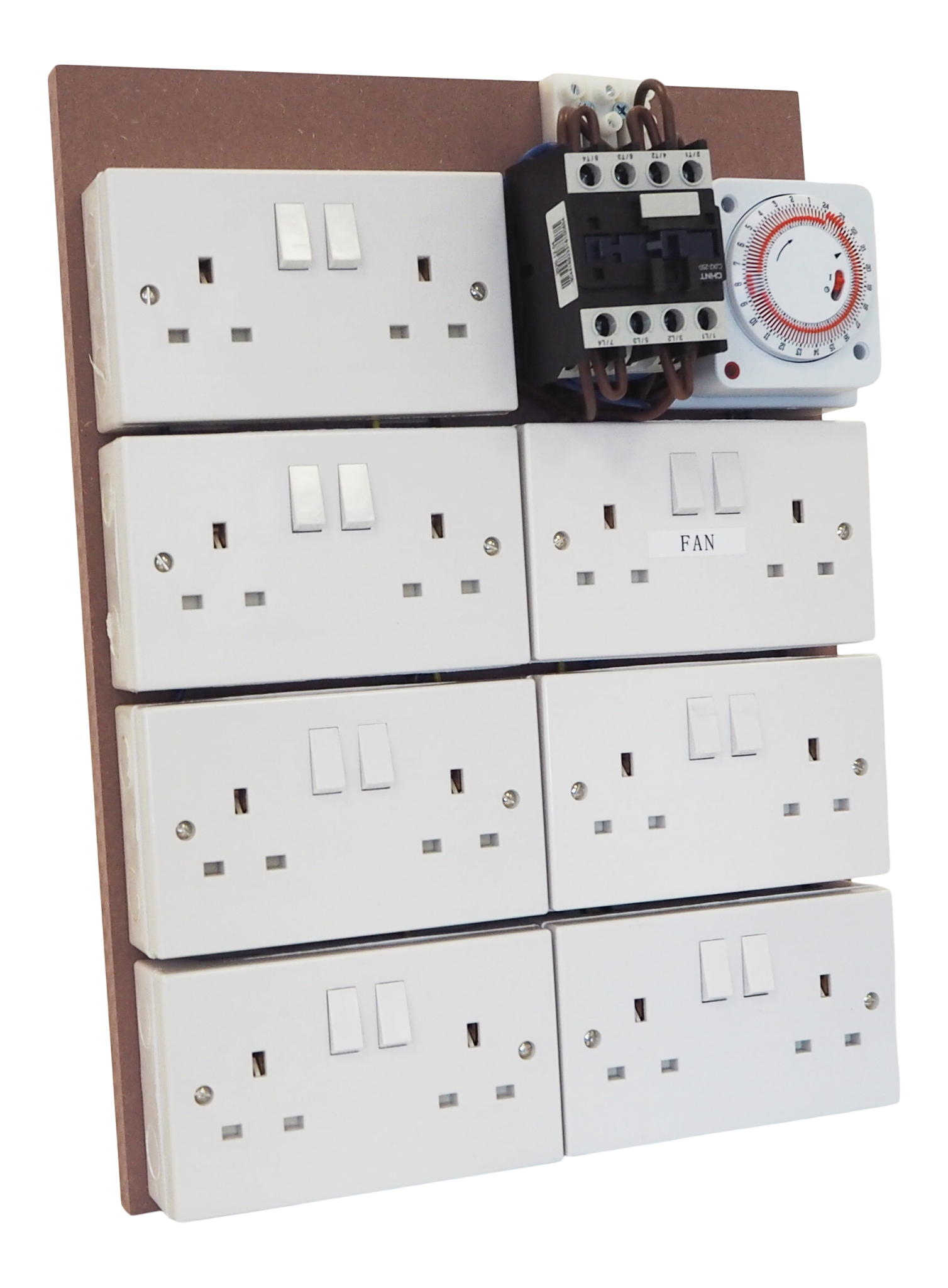 Powerful MDF Lighting Timer Boards (with Fan Sockets)